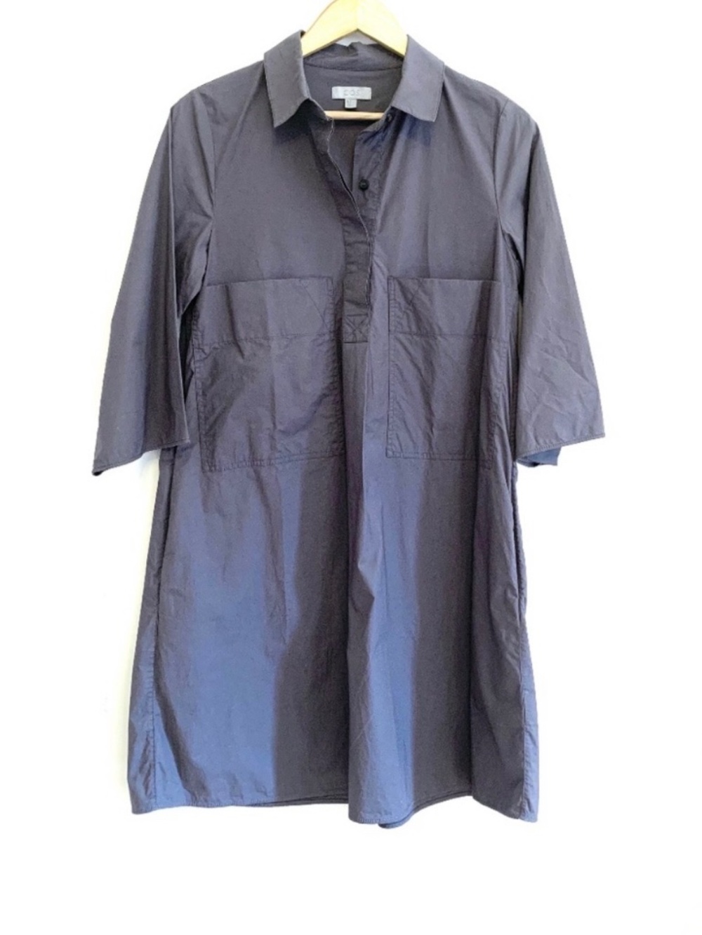 COS Casual A-Line Inspired Pocket Crisp Cotton Dress Size 4